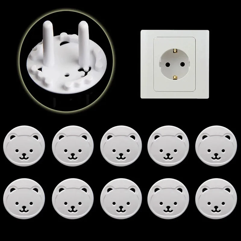 Outlet Cover Baby - 10 buah penutup pelindung soket daya