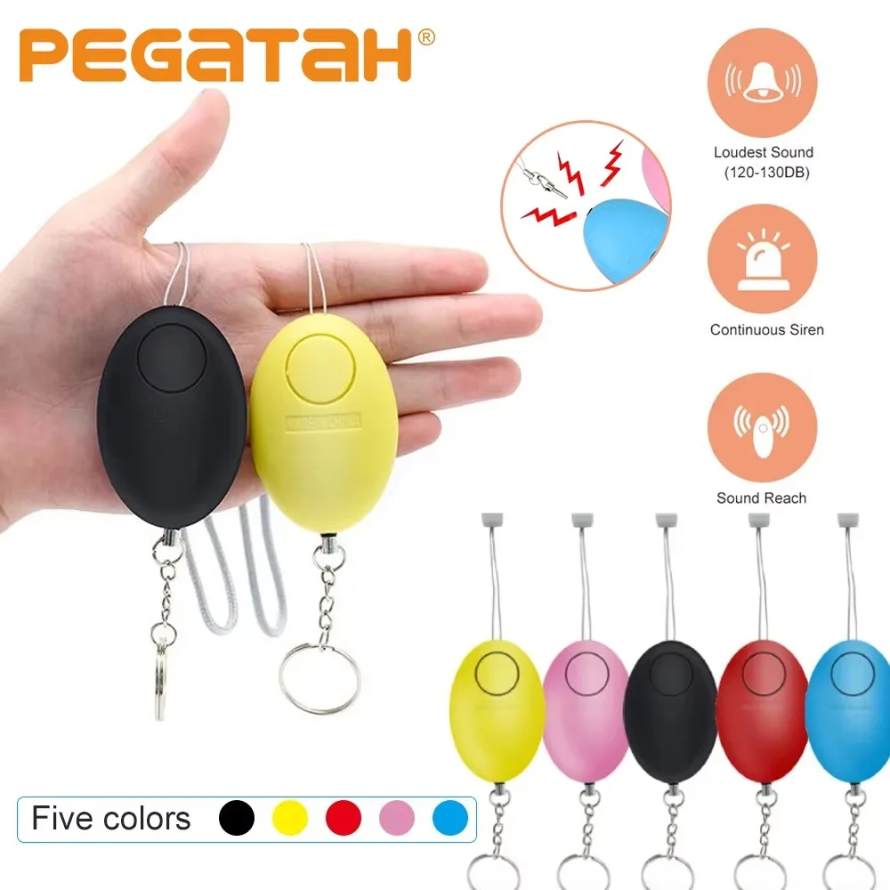 Personal Alarm Keychain - Alarm suara keras 120dB untuk pertahanan