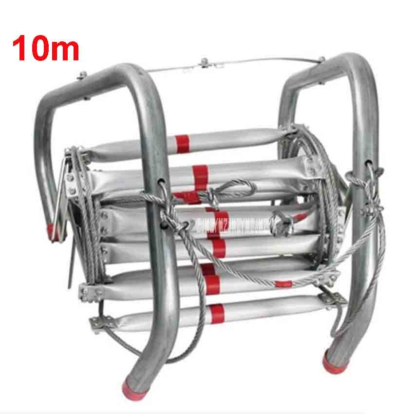Fire Escape Ladder - Baru 10 M Lipat Lembut Ladder