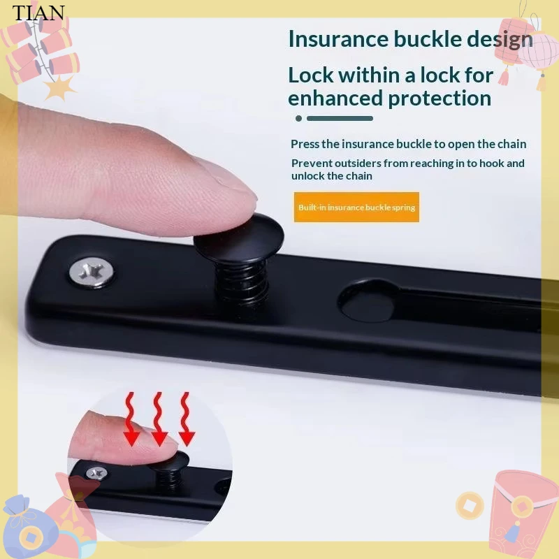 Rantai Pintu dengan Kunci, Kun - Security Chain Door ulasan dan harga