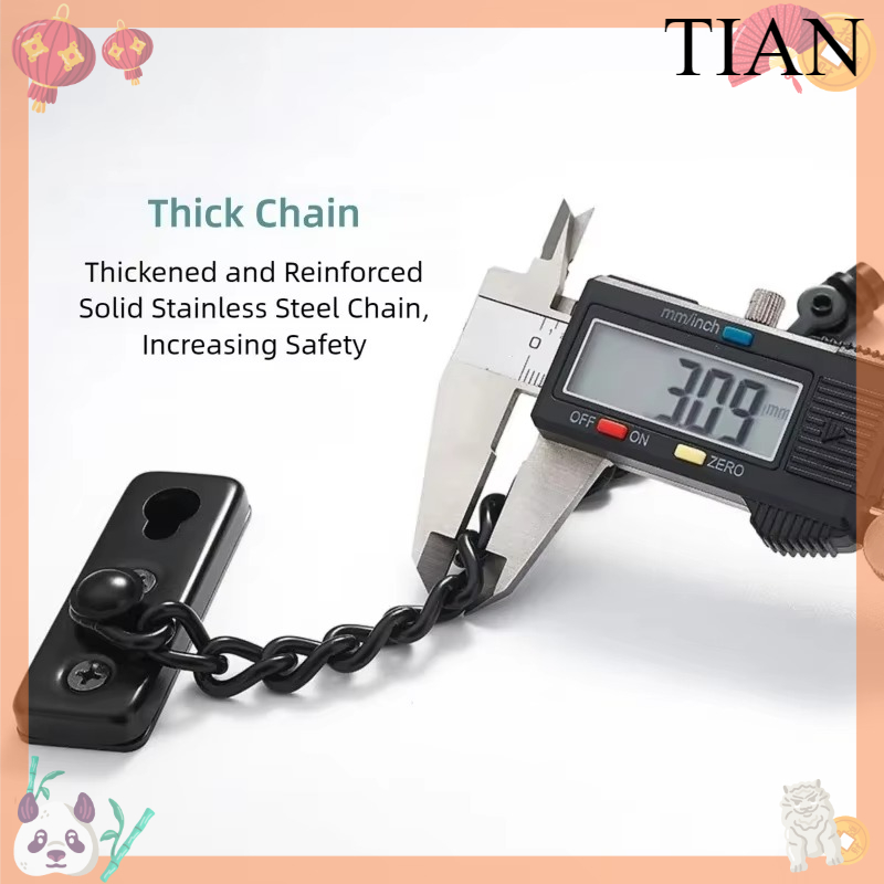Rantai Pintu Anti-Kunci Baja T - Security Chain Door ulasan dan harga