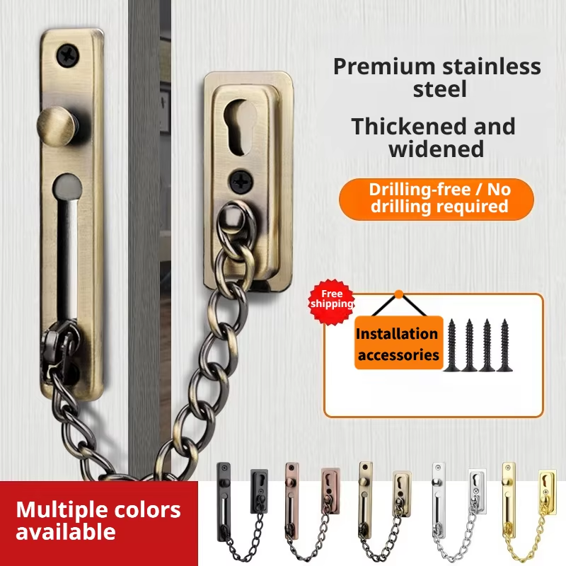 Kunci Baja Tahan Karat Tahan T - Security Chain Door ulasan dan harga