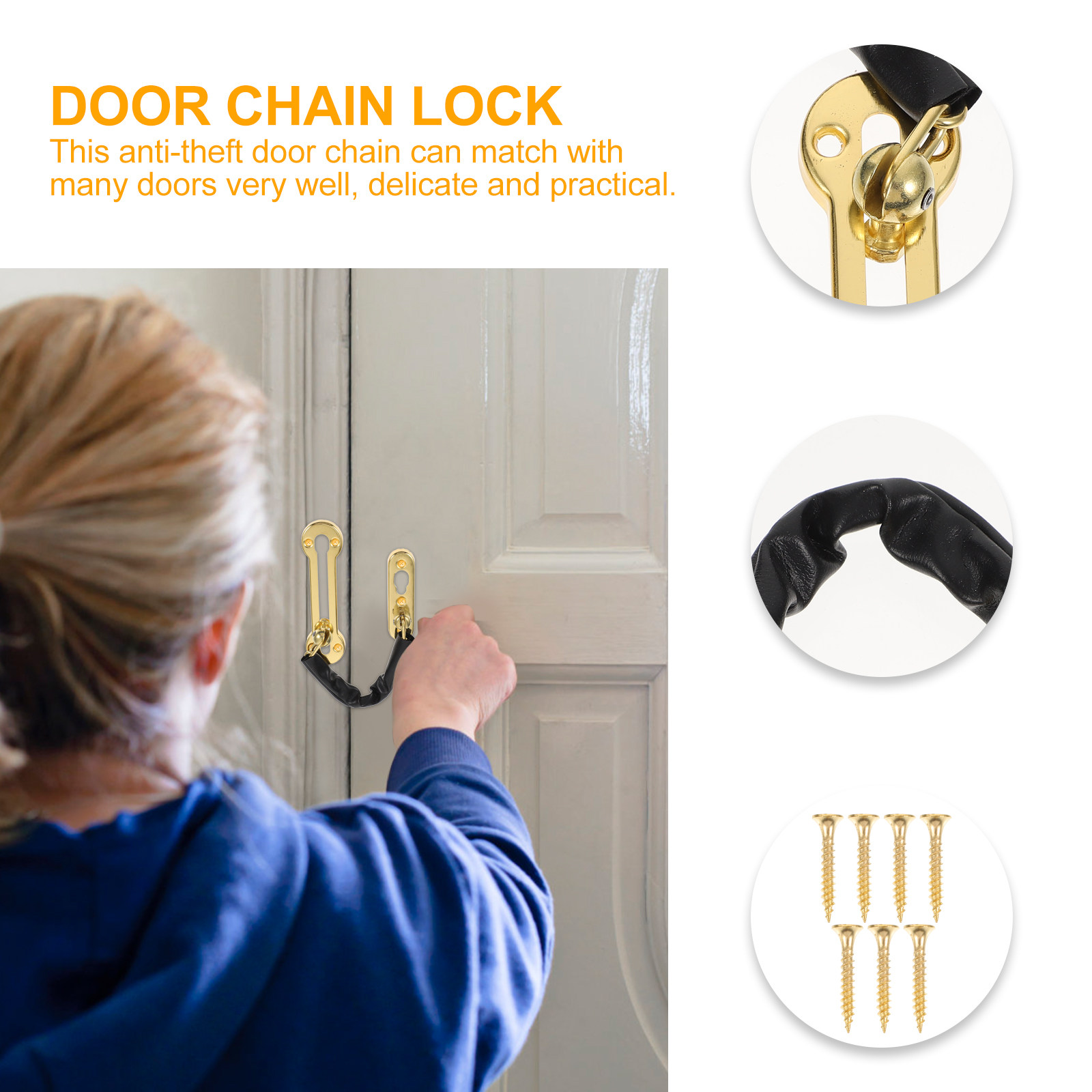 Kunci Rantai Pintu Baja Tahan  - Security Chain Door ulasan dan harga