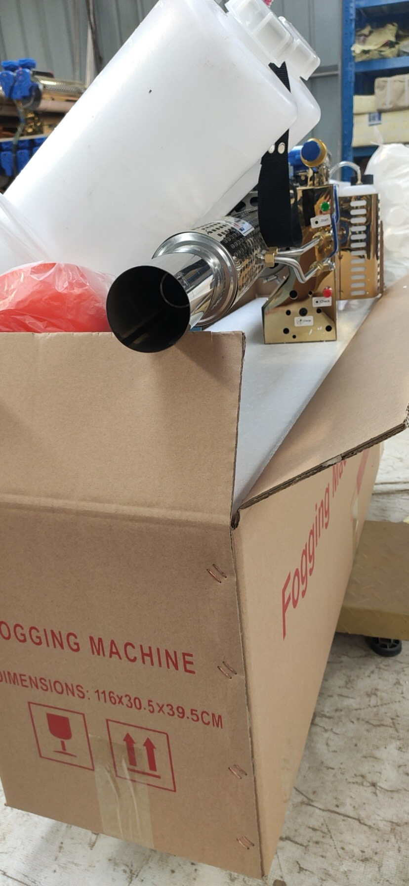 Mesin Kabut Fog untuk Disinfek - Flood Barrier Bag ulasan dan harga